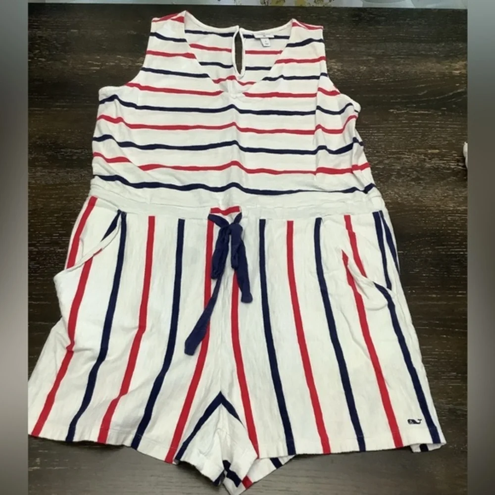 Vineyard Vines Striped Romper - Picture 3 of 6